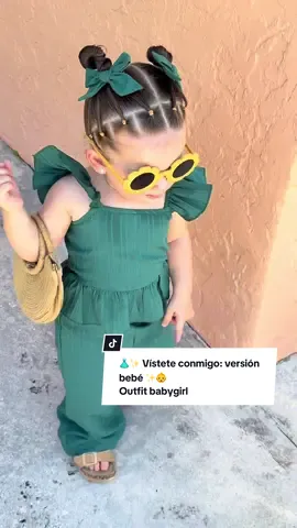 👶✨ Outfit super cute para mi bebé ✨👗 El conjuntito que lleva hoy se los dejo anclado en el carrito naranja de TikTokShop 🛒💖 Está disponible en todos los sizes y en varios colores hermosos 🌸 ¡Perfecto para cualquier ocasión! #babyoutfit #tiktokshopfinds #cutebabystyle #momlife #outfitideas