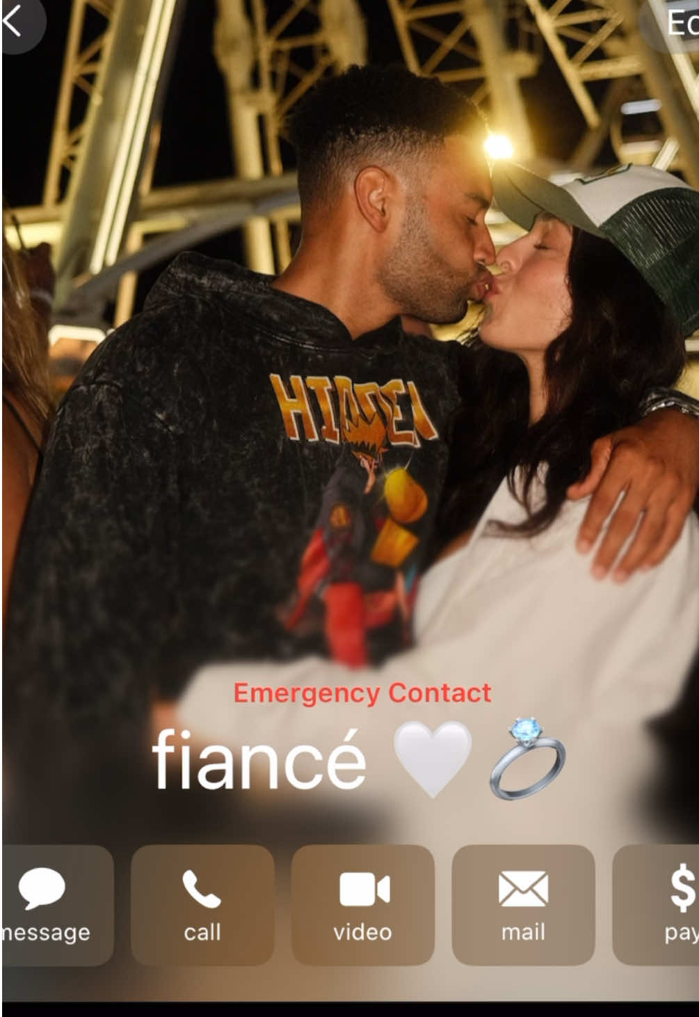 ✨ upgrade✨ iv’e had tommie saved as “tomskie” since we officially started dating (i didn’t even have his number saved for the first 6 months lol). safe to say it’s getting serious over here 🤭 #engaged #engagement #fiance #namechange #couplestiktok 