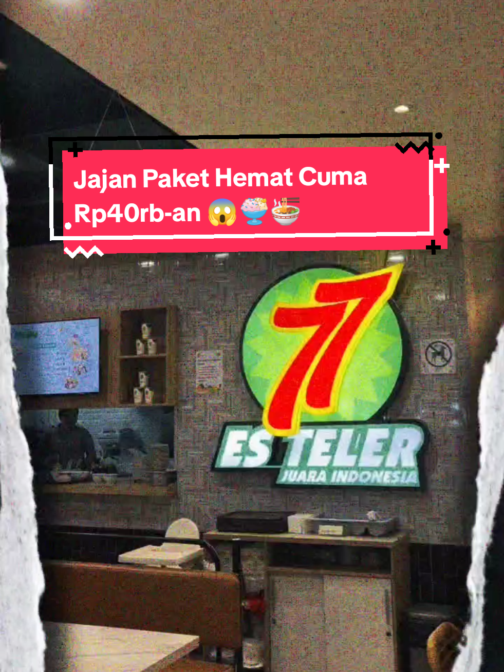 Makin Happy deh berlama-lama buka aplikasi @tiktokofficialindonesia 😍 ada aja gebrakan yang WOW 👏 sekarang lagi seneng banget jajan-jajan pakai voucher Tiktok dari pembelian melalui TAG LOKASI ! karena lagi banyak Promo. Es Teler 77 pun ngasih promo seru yang bikin kenyang tanpa bikin kantong kering  🫢 Coba deh klik tag lokasi! Temen-temen dapat harga berapa untuk promo ini ? share di kolom komentar yaa !! #PromoMakanGajian #PaydaywithMeaGO #TikTokGo #TikTokGoMEA #PromoEsTeler77 @TikTok GO MEA @meaaffiliatepartner 