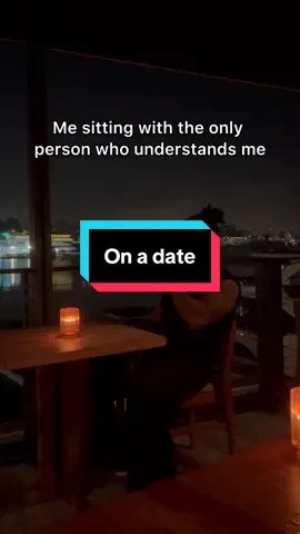 The best company #tableforone #enjoyyourlife #misunderstood #atpeace #putyourselffirst 