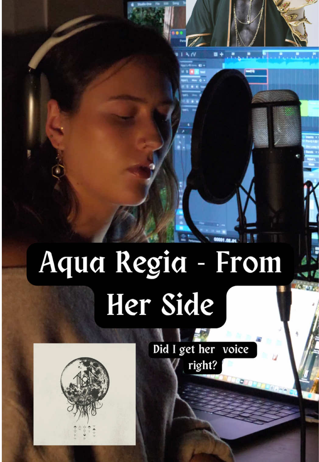 Me: I’ll just listen to the song and move on. Also me: writes an emotionally devastating response verse from her POV #SleepToken #AquaRegia #FromHerSide #FanVerse #indieartist 