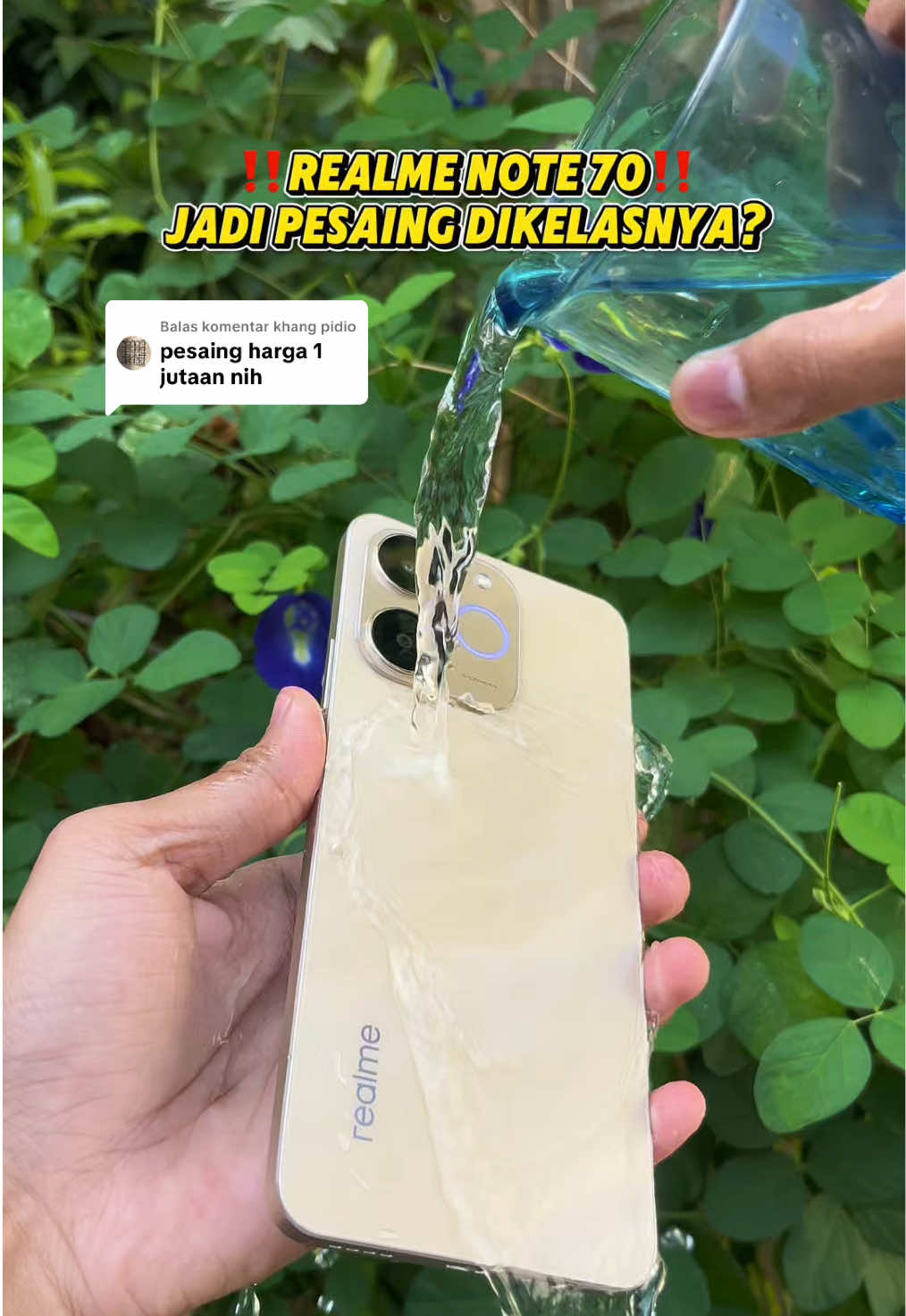 Membalas @khang pidio pesain baru muncul lagi nih! #realmenote70 #realmeindonesia #kamerarealmenote70 #guncang99 