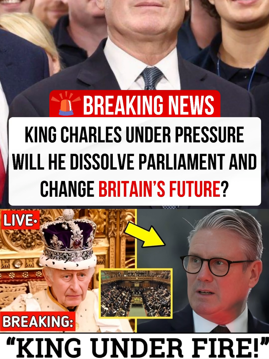 Britain on edge — will King Charles step in and act? #UKNews #TodayInUK #BreakingNews #kingcharles  #keirstarmer 