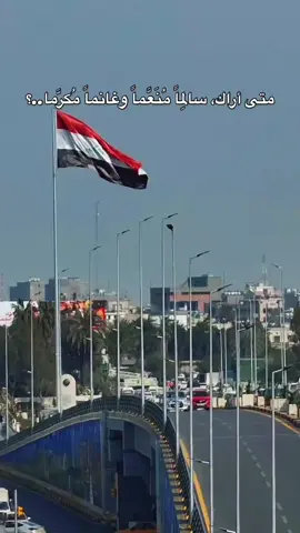 #العراق🇮🇶❤️  #العراق_بغداد  عش هكذا في علو ايها العلم  وطشر كل ذيل به صمم  عش هكذا في علو ايها العلم  وكسر رؤوس الذل والعدم  عش هكذا في علو ايها العلم