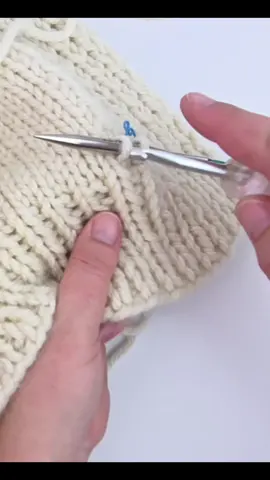 I used a crochet hook to cast on pockets on my cardigan. The full tutorial is up on my YT. #knitting #knittingtutorial 