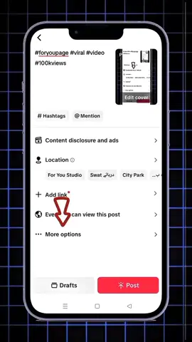 how to post video tik tok #fyf #viral #tiktokskill #100kviews #foryoupage 