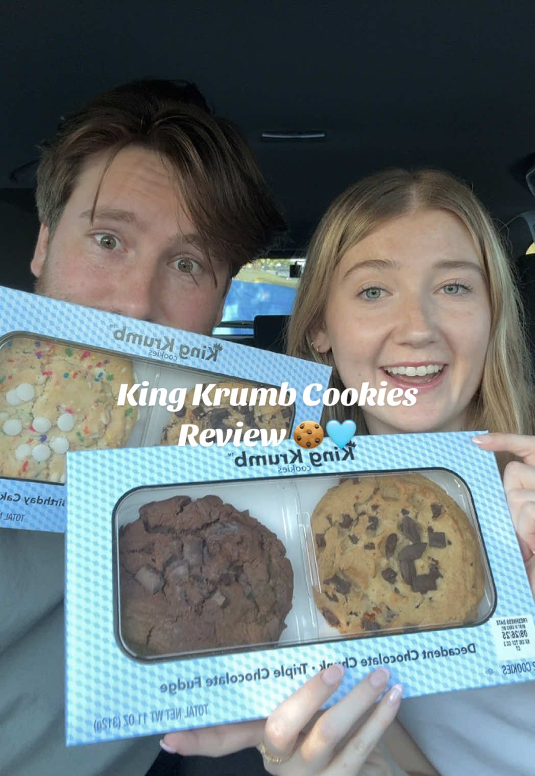 Trying King Krumb Cookies from Walmart!! 🍪🩵 @King Krumb Cookies  #ad #KingKrumbCookies #walmartdupe #cookies #cookiereview  