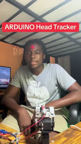 Hey I wanted to show you guys this head tracking laser that I built using Arduino! It uses a custom python model and sends data to my Arduino using computer vision! Check out my Go fund me as well to see cooler projects like this❗️. ( I watched a tutorial from a YouTube channel called Scicraft)#robotics #engineering #black #ai #arduino @Arduino @Raspberry Pi @Brooklyn Robot Foundry ME 