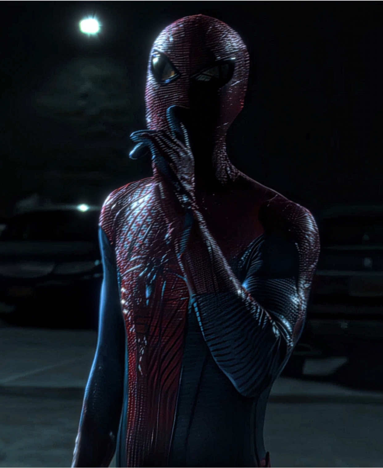 How did bro dodge the shots? #spiderman #peterparker #spidermanedit #andrewgarfield #tasm 