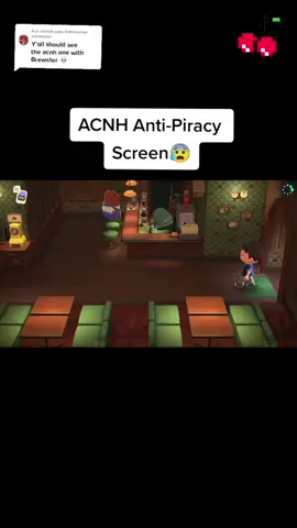 CRAZY animal crossing anti piracy scene @Ilyas #animalcrossing #3ds #nostalgia #antipiracy