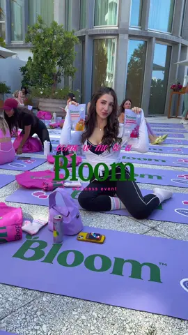 wellness morning with @Bloom Nutrition 🍓🍊 #wellnessevent #pilates #bloomnutrition #brandevent #laevents 