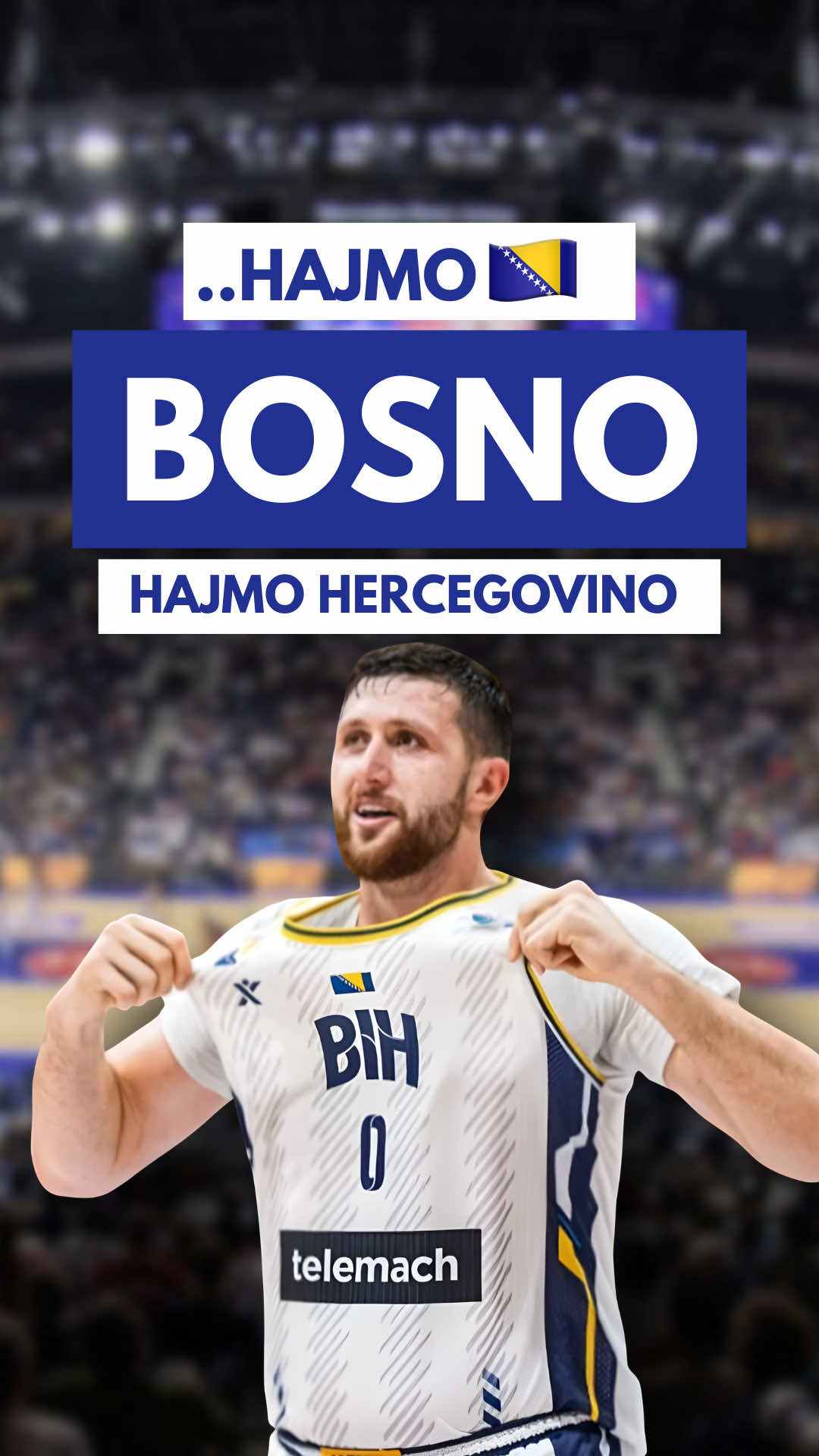 🏀🇧🇦 IGRAJ BOSNO, NE DAJ SE 🏀🇧🇦 #BiH #EuroBasket #GlasTuzle 