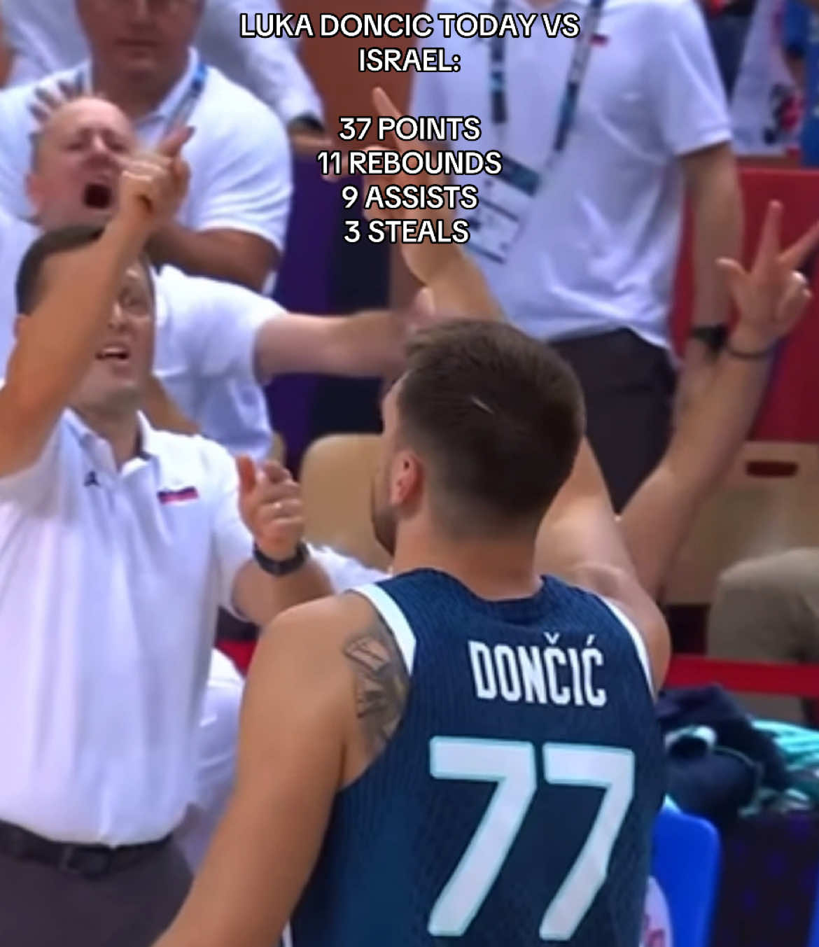 LUKA DESTROYS ISRAEL || #lukadoncic #doncic #eurobasket #israel #lukamagic 