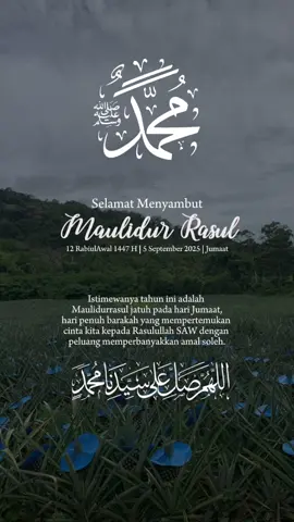Salam Maulidul Rasul 1447H / 2025M daripada kami di Mountain Pine Farm 🌿🍍 Semoga dengan keberkatan kelahiran junjungan besar Nabi Muhammad SAW, kita semua dapat mencontohi akhlak Baginda yang penuh kasih sayang, amanah dan membawa rahmat buat sekalian alam. اللَّهُمَّ صَلِّ عَلَى سَيِّدِنَا مُحَمَّدٍ وَعَلَى آلِهِ وَصَحْبِهِ  أَجْمَعِينَ Selamat menyambut Maulidul Rasul. 🌸 Daripada kami, Mountain Pine Farm – Titi Hayun, Yan, Kedah.