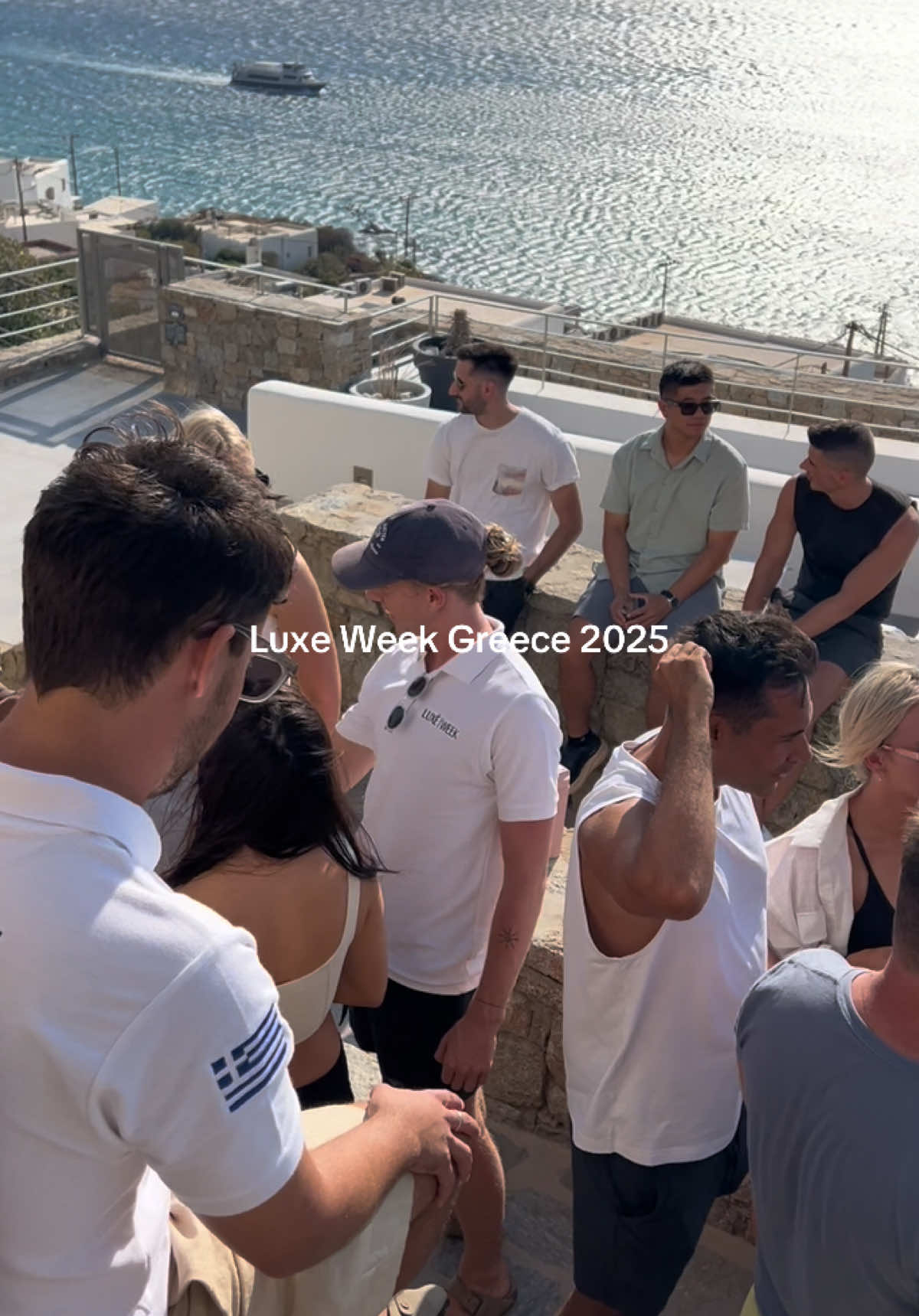 Unforgettable week!😍 Thank you @Luxè Week for the memories & connections I’ll cherish forever!!🤍 #luxeweek #internationaltravel #grouptrips #greecetravel 