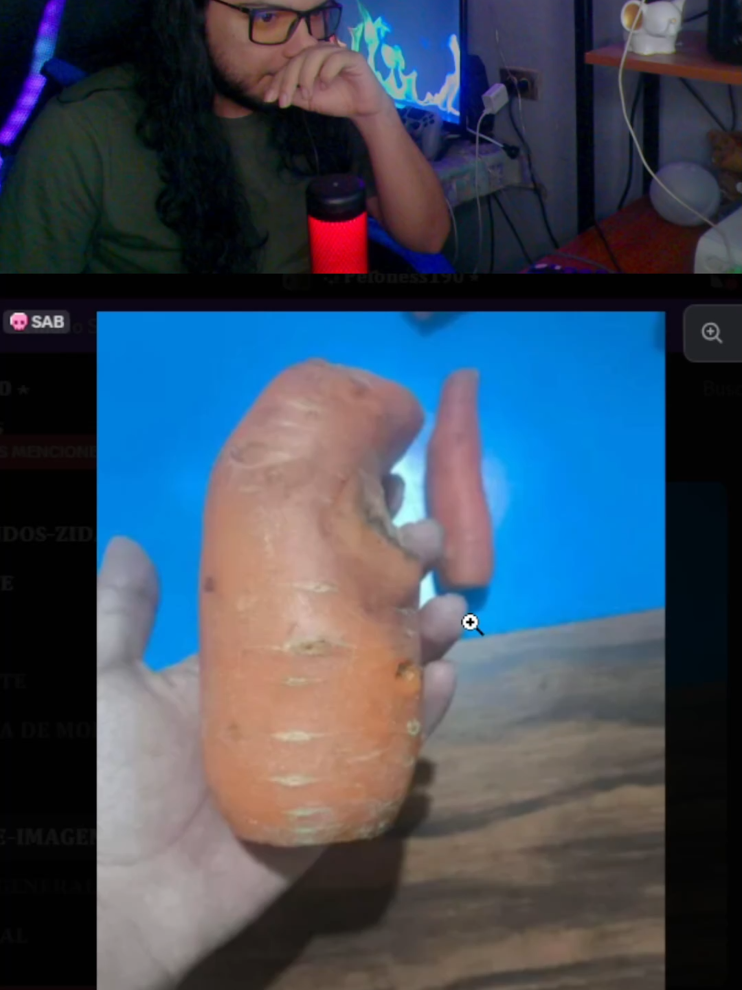 tengo una zanahoria mutante!! #humor #fyp #fyppppppppppppppppppppppp #clips #clipsstremers