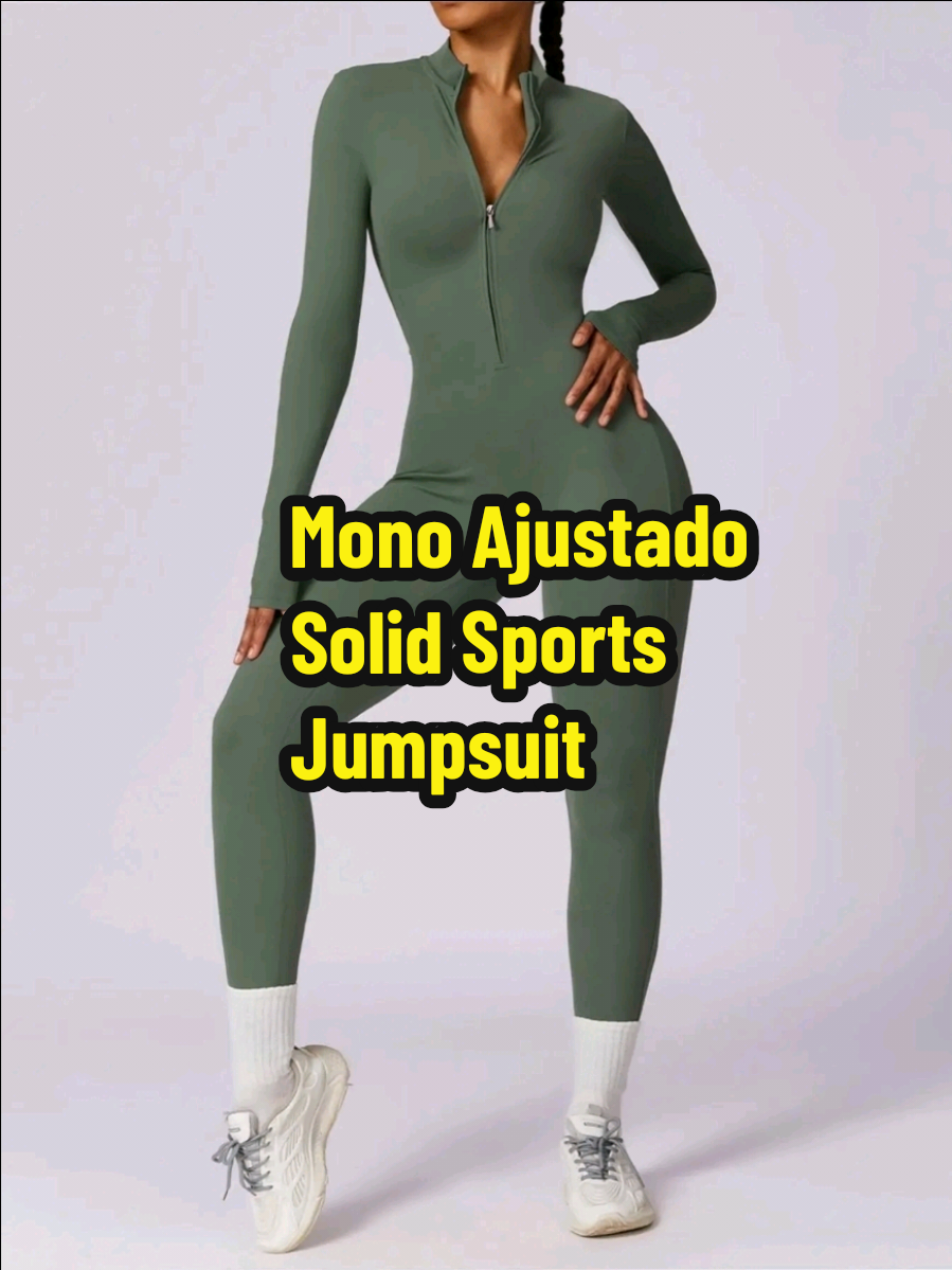 #SportsJumpsuit  #RopaDeportivaMujer  #FitnessOutfit  #YogaStyle  #ActiveWear 