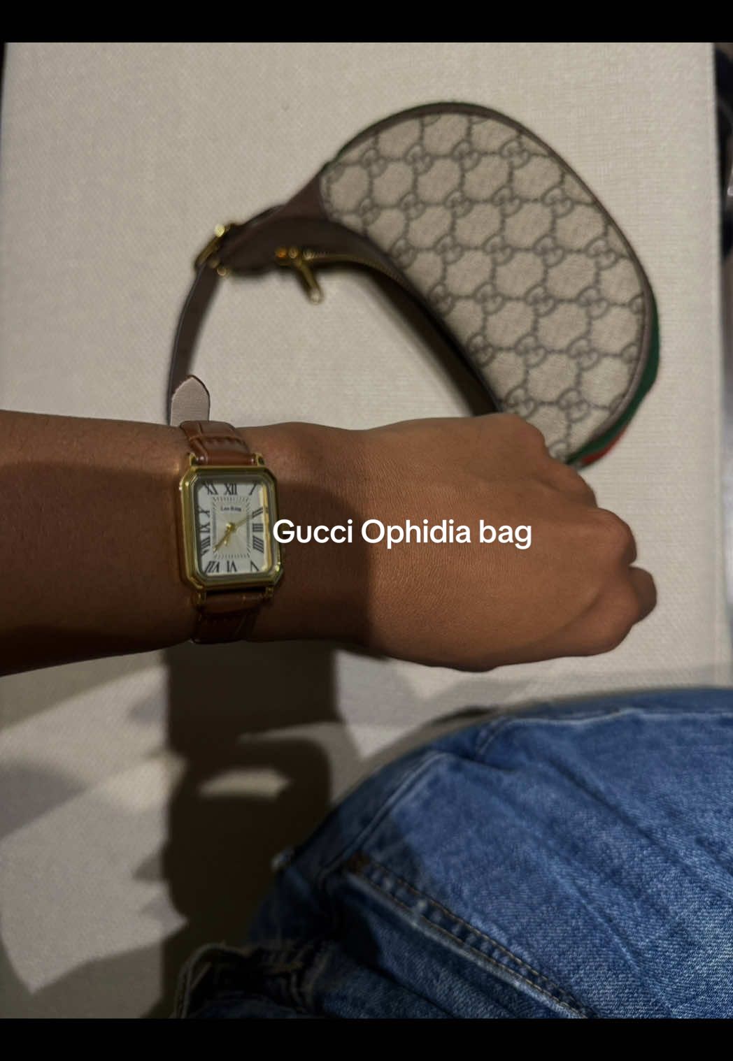 Replying to @Hello  Its the Gucci Ophidia small shoulder bag sis!! Worth every penny #bagoftheday #guccibag #outfitinspo 