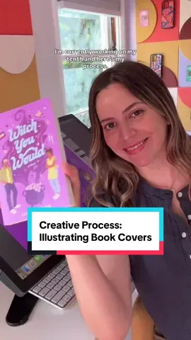 Ever wondered how a book cover comes to life? Here’s a peek at my process for Witch You Would by Lia Amador—a magical romcom with spell-casting, smoke, and plenty of Miami sunshine 🌴💘 From sketching witches around a cauldron to exploring bright, playful palettes, every step is a mix of creativity and collaboration. And the hardest part? Waiting months to finally see it on shelves 📚💫 #BookCoverDesign #BookTok #RomComBooks #ArtProcess #IllustrationArtists     
