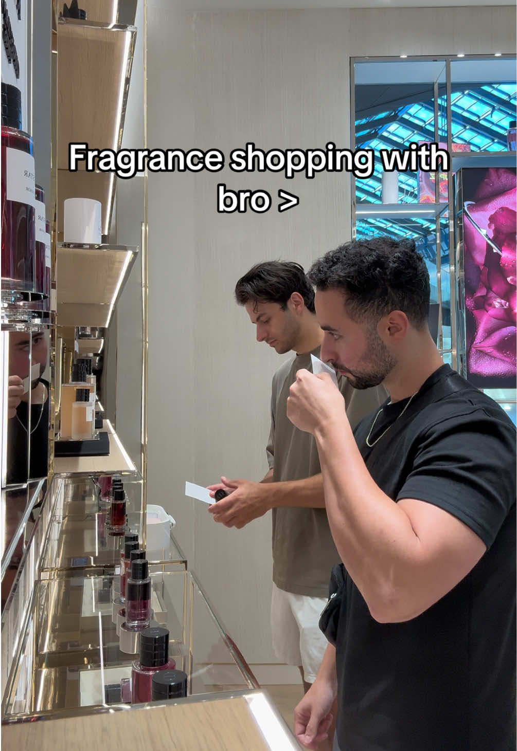 Fragrance shopping with bro >  #fragrancetiktok #fragrances #colognes 