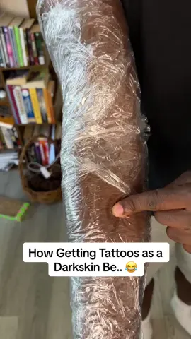 Can't see a thing on them I stg 😂 #skit #comedy #fyp #tattoo 