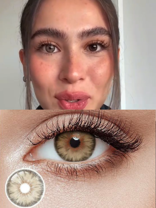 لون سيرى براون من عدسات فريش ليدى 💫 Color: siri brown 🤎 freshlady contact lenses 👁 for order dm or 💬 whatsapp  01146807349 #عدسات #contact #contactlenses #lenses #freshlady 