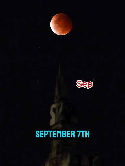 A Blood Moon is coming on September 7, and over 6.2 billion people will be able to see it! 🌕 This total lunar eclipse turns the Moon red as it passes through Earth’s shadow, and it’ll appear especially large thanks to its close orbit at perigee. #Space #SpaceFacts #nasa 