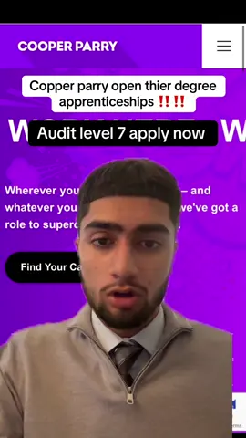 Huge audit apprenticeship opportunity #degreeapprenticeship #apprenticeship #apprentice #year12 #applicant 