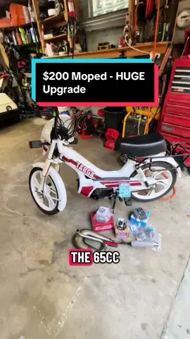 $200 Moped gets a HUGE upgrade! The people have spoken and TomoShop.nl (use code mar10 for 10% off!) answered. Start to finish 65cc top end motor build on this Tomos. This moped is totally transformed and given new life. From sitting for 25+ years, to ripping the streets louder and faster than ever. What’s next? #moped #facebookmarketplace #mechanic #flipping #tomos 