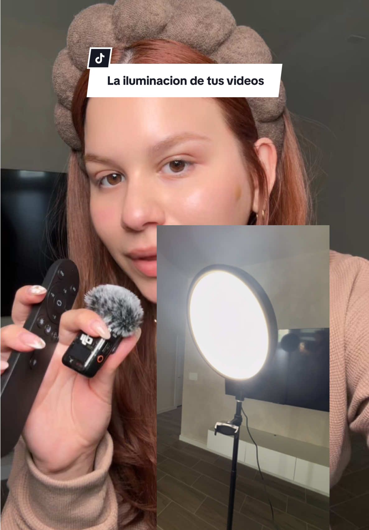 La luz viene exactamente con todo lo que necesitas, tal cual como sale en el vídeo 🤍 #contentcreation 