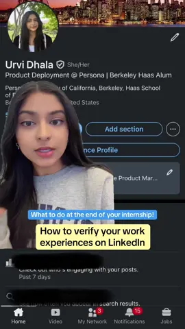 Make sure to do this before your internship email is inactive!! #internship #linkedintips #college #career #intern 