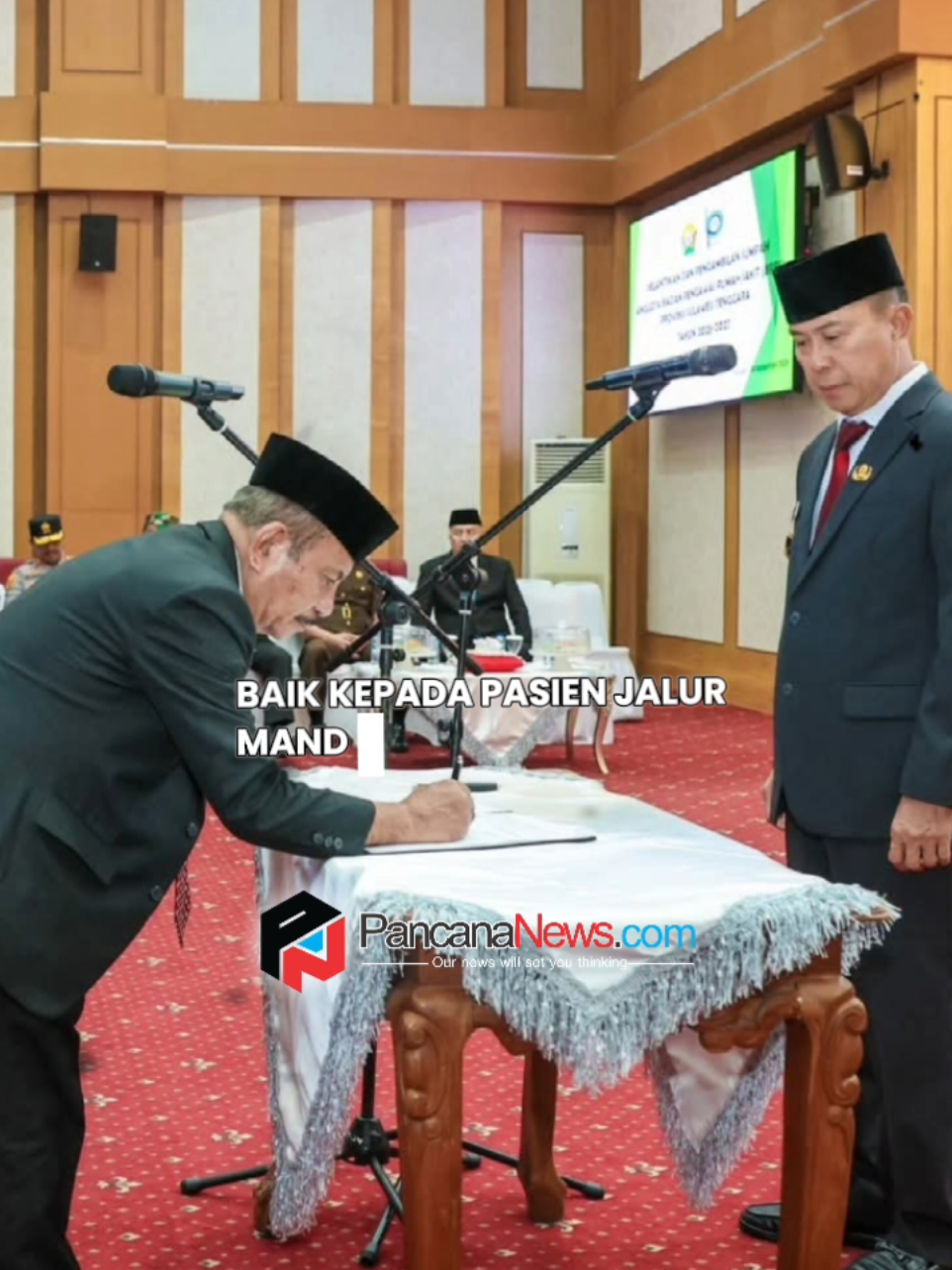Gubernur Sulawesi Tenggara (Sultra), Mayjen TNI (Purn) Andi Sumangerukka, resmi melantik Pengurus Badan Pengawas Rumah Sakit (BPRS) Provinsi Sultra masa bakti 2025–2027.