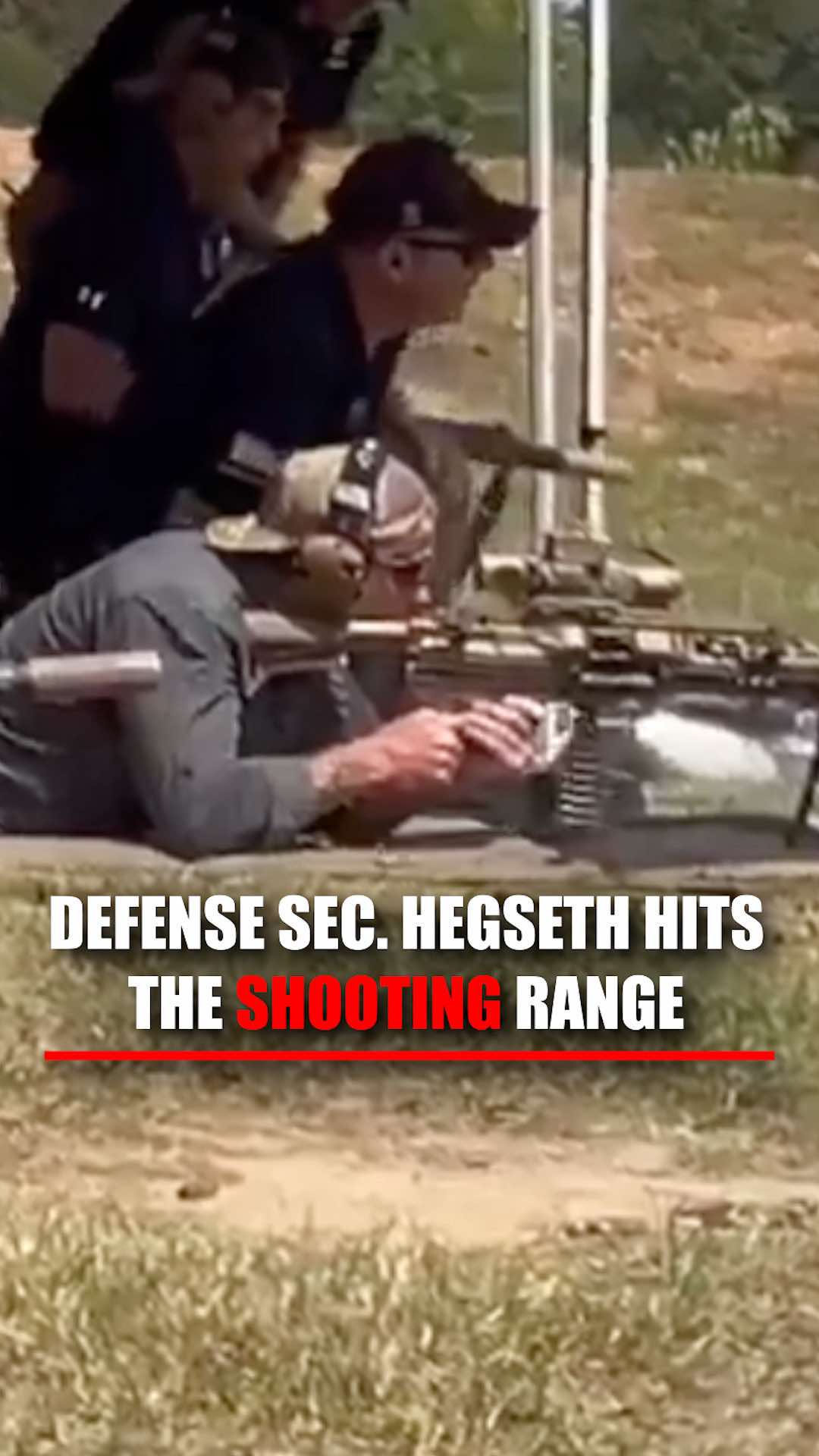 Defense Sec. Pete Hegseth showed off his skills at the shooting range as the military continues to surpass its recruiting goals.