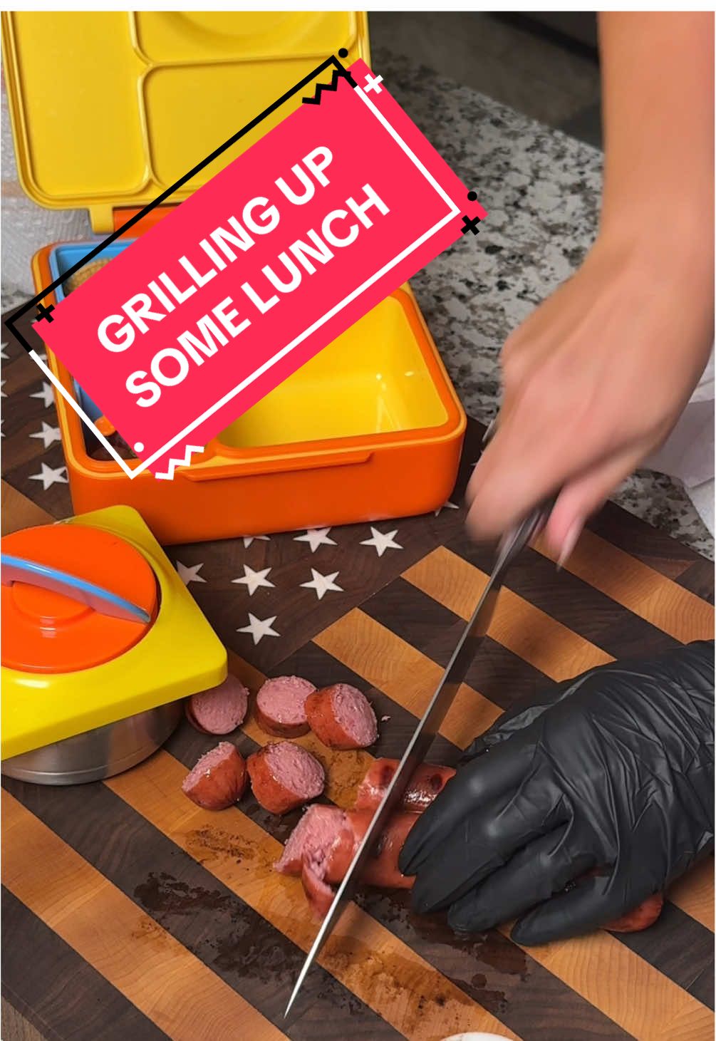 I had to fire up the smoker for today’s lunch - let’s pack lunch for my kiddo! #bbqtiktok #packinglunch #bentobox #schoollunchideas 