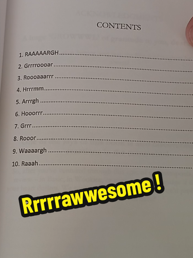 Rrrrawwwesome!!! My favorite book ! #stupid  #mychewielife #fyp #booktoker #starwarsfan 