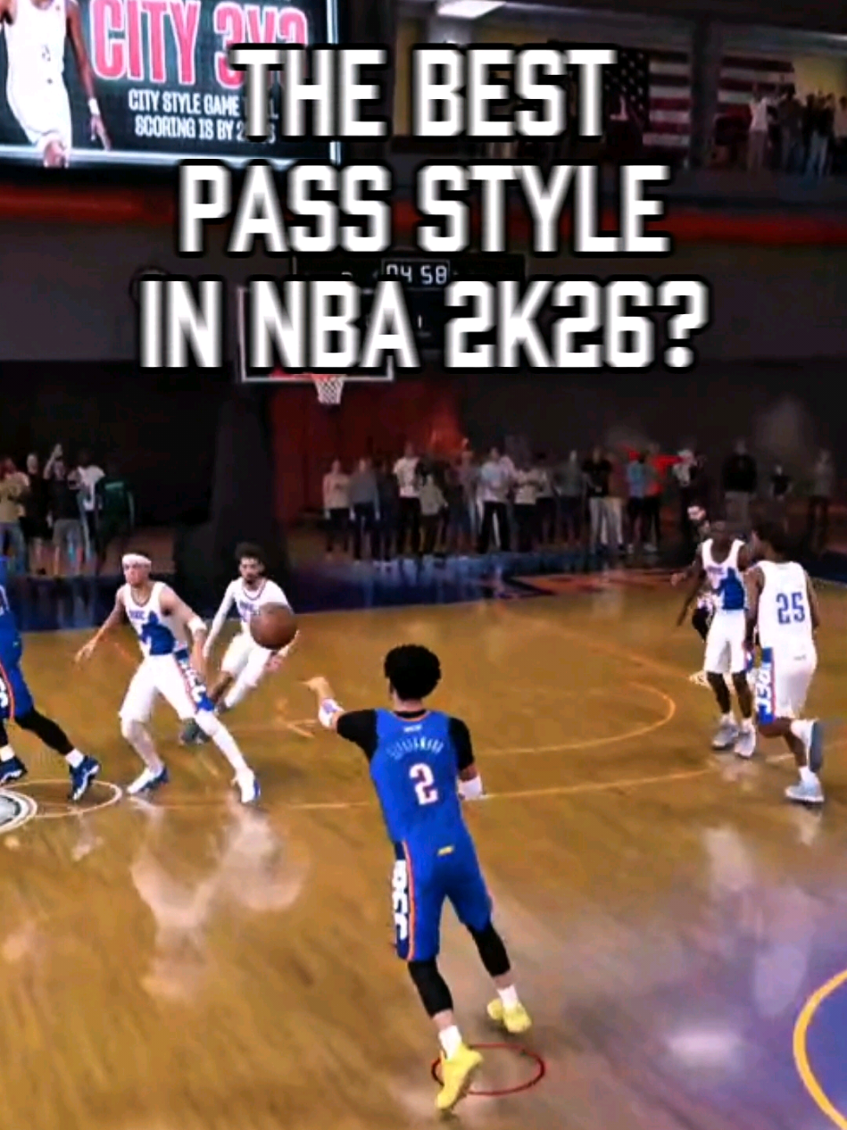THE BEST PASS STYLE IN NBA 2K26? #creatorsearchinsights #realistichooper #Supahawk44 #Basketball #NBA2K 