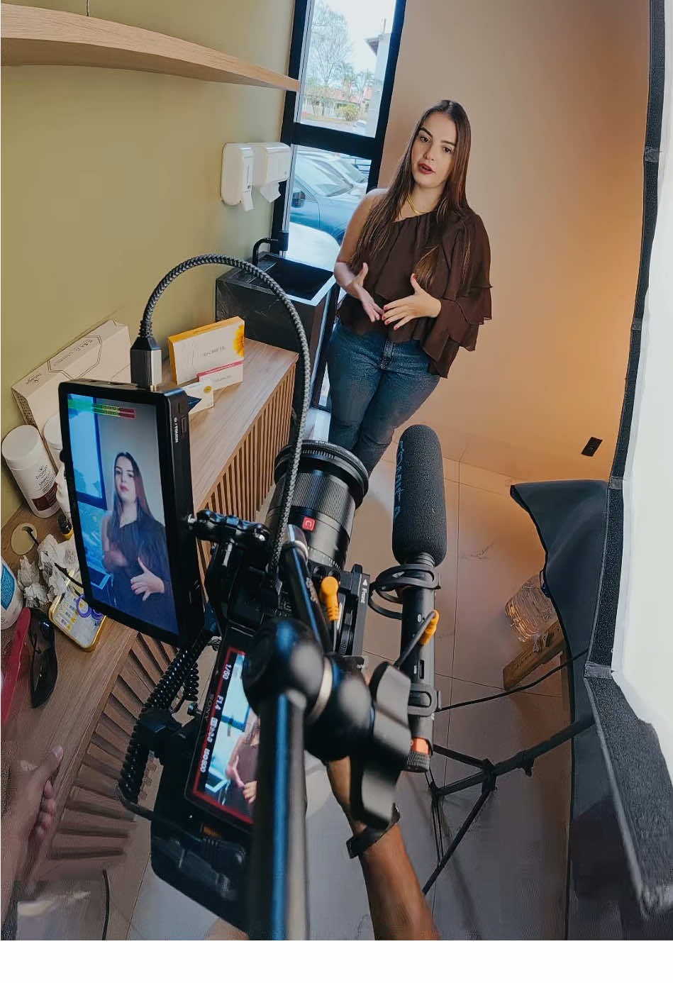 Backstage de captação