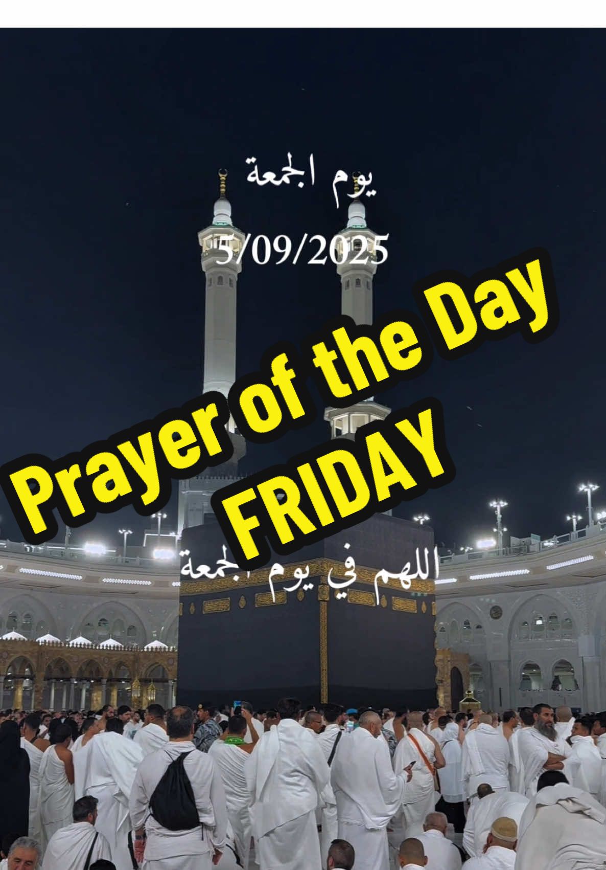 Prayer for the day of Jumah (Friday). Beauty of Islam. May Allah Pak Bless all of Us with Countless Blessings and Forgiveness. Ameen. #prayer #creatorsearchinsights #islamic #islamic_video @Islam #CapCut 