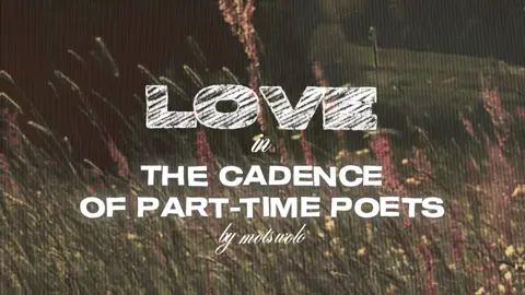 i recommend you to pause for this one :) || tcoptp by motswolo #tcoptp #thecadenceofparttimepoets #marauders #underpressure #Love 
