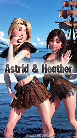 Astrid & Heather dance animation | CALA BOCA #astrid #heather #animation #howtotrainyourdragon #httyd 