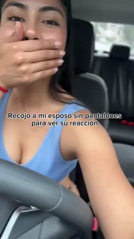 Recojo a mi esposo con la ropa menos esperada #morenitos #longervideos #coupleprank #foryou #parati 