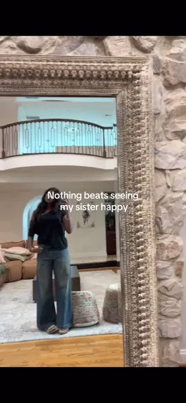 Got her new jeans and look at how happy she was <3