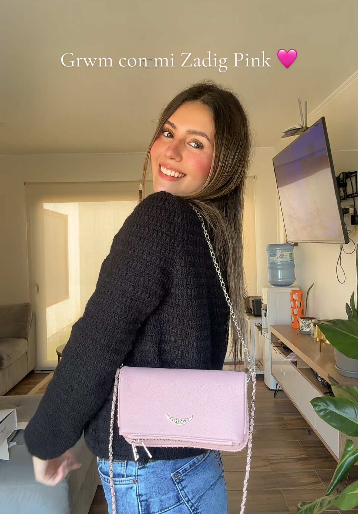 Grwm con mi Zadig Pink de mi proveedora 🇨🇳🩷 +63 997 107 1392 descuento con el código “Magday01”  #fyp #zadigetvoltaire #grwm #OOTD #proveedoreschinos #chile 