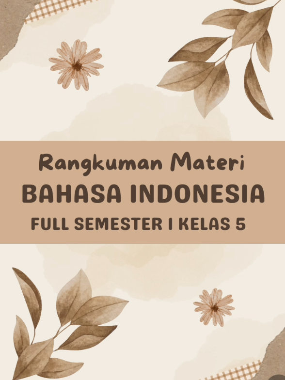 PART 152 - Full Semester 1 Rangkuman Materi Bahasa Indonesia Kelas 5 #gurusd #bahasaindonesia #rangkumanmateri #semester1 #kelas5 