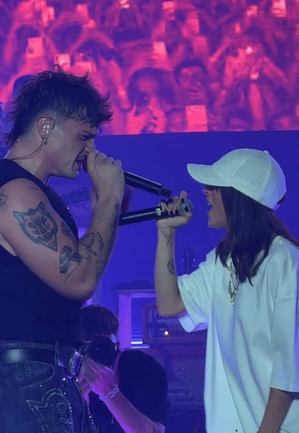 Angelina e Olly di nuovo insieme ❤️‍🩹 @Olly @angelinamango__ #olly #aneglinamango #tuttavita #ippodromo #milano Per Due Come Noi Live Angelina Mango Olly Ippodromo Milano 4 settembre