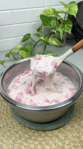 Es Semangka Kelapa Kopyor. Bahan : - 1/2 buah semangka uk sedang - 2 sdm biji selasih - 1 kotak susu evavorasi yg kecil - susu kental manis secukupnya  Bahan kelapa kopyor kw : - 1 saset nutrijel kelapa ( 15 gr ) - 1 buat santan instan ( 65gr ) - 2 sdm gula pasir  - 700 ml air. #reseptiktok  #vodminuman #essemangka #idejualan #fyp