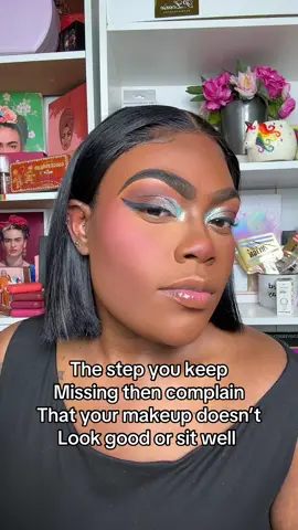 Stop skipping these stepsssss You have to set thyyyy faceeee Always 🤏🏾👏🏾 #tiasamuda #makeuptutorial #makeuphacks #foundation 