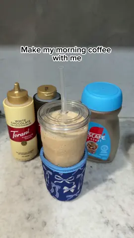 Make my morning coffee with me! #coffee #coffeetiktok #falldrink #fallvibes #foryoupage 