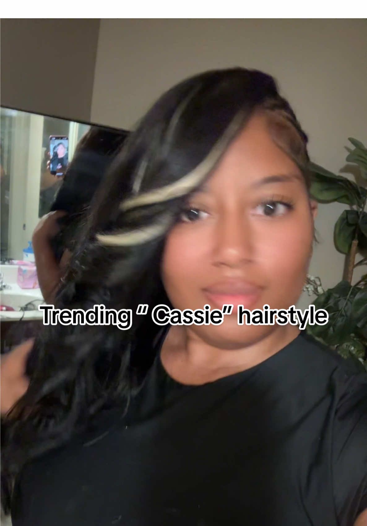 And just like that your girl is back ! #cassiehairstyle #cassiebraids #quickweavetutorial 