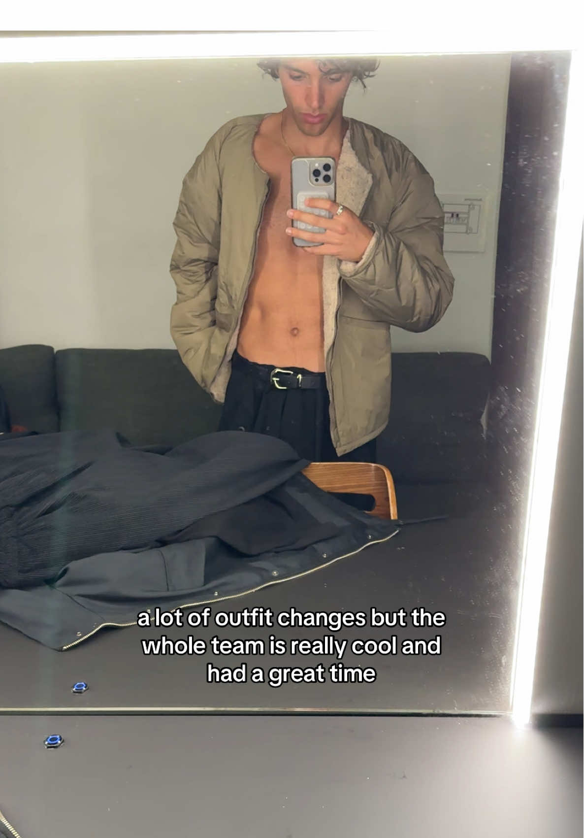 I love being on set #nyc #model #modeling #nyfw #nyclife 